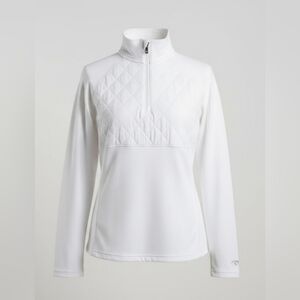 NEW! Avia Women's White Quilted pullover Sz Medium NWOT